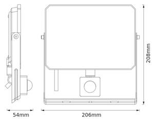 Ledvance - LED Reflektor se senzorem FLOODLIGHT LED/50W/230V 3000K IP65