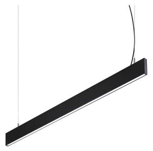 Ideal Lux - LED Lustr na lanku STEEL LED/29W/230V 4000K CRI 90 120 cm černá