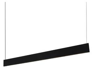 Ideal Lux - LED Lustr na lanku STEEL LED/24W/230V 3000K CRI 90 120 cm černá