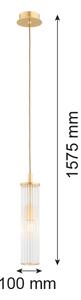 Argon 8489 - Lustr na lanku HAMPTON 1xE14/7W/230V zlatá