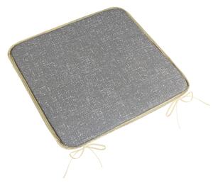 Bellatex Sedák LADA hladký 40x40 cm Šedá,Bílá