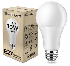 BERGE LED žárovka - ecoPLANET - E27 - 10W - 800Lm - studená bílá