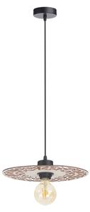 Lustr na lanku FALCO 1xE27/60W/230V pr. 30 cm béžová