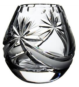 ONTE CRYSTAL Dekorativní váza, svícen 80132, vel.14cm, Mašle