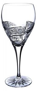 Onte Crystal Bohemia Crystal ručně broušené sklenice na červené víno Kometa 420 ml 2KS