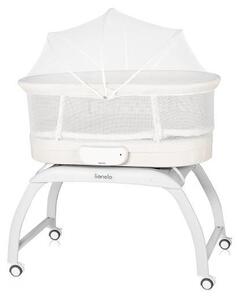 Lionelo - Dětská postýlka s váhou CORAL White