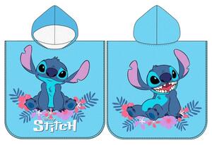 Carbotex dětské pončo Lilo a Stitch Roztomilý Mimozemšťan 50x115 cm