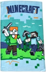 Carbotex Dětský froté ručník Minecraft Vzhůru do Boje 30x50 cm