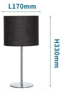 Aigostar - Stolní lampa 1xE14/40W/230V černá