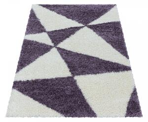 Kusový koberec Tango Shaggy 3101 lila 280x370 cm