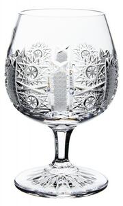 Onte Crystal Bohemia Crystal ručně broušené sklenice na rum, brandy a koňak Iris 280 ml 2KS