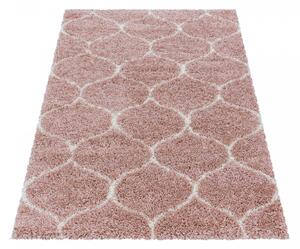 Kusový koberec Salsa Shaggy 3201 rose 60x110 cm