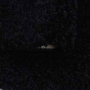 Kusový koberec Sydney Shaggy 3000 black kruh 200x200 cm