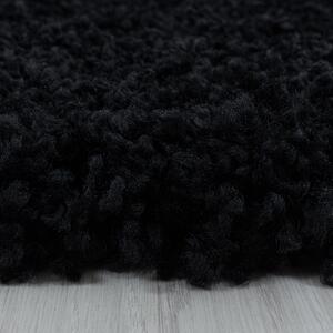 Kusový koberec Sydney Shaggy 3000 black 300x400 cm