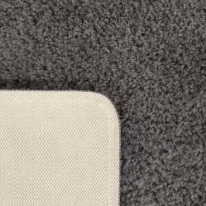Jednobarevný koberec shaggy šedé barvy Šířka: 80 cm | Délka: 150 cm