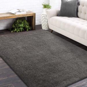 Stylový koberec v tmavě šedé barvě
