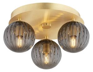 Argon 6308 - Stropní svítidlo PALOMA 3xE14/7W/230V zlatá/černá