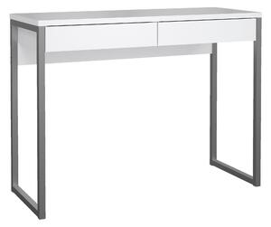PSACÍ STŮL, vysoce lesklá bílá, 101,6/40,0/76,5 cm MID.YOU, Online Only