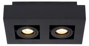 Lucide 09119/11/30 - LED Bodové svítidlo XIRAX 2xGU10/5W/230V černá
