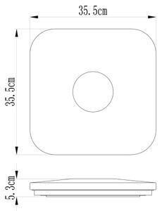 Globo 41332 - LED stmívatelné svítidlo FELION LED/24W/230V