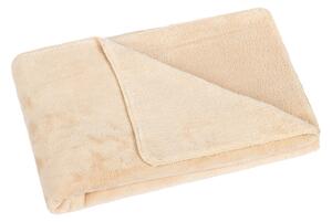 Bellatex Přikrývka Korall micro 75x100 cm Béžová
