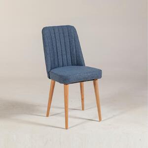 Jídelní židle Nidupo 4 (borovice atlantická + tmavě modrá). 1093072