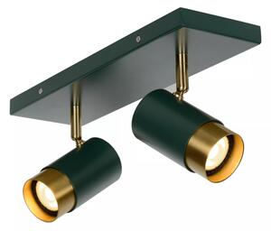 Lucide 35913/02/33 - Bodové svítidlo FLORIS 2xGU10/40W/230V zelená