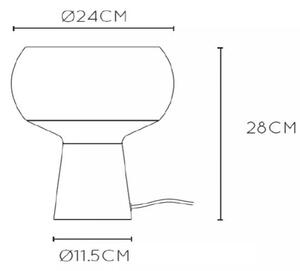 Lucide 05540/01/33 - Stolní lampa FARRIS 1xE27/25W/230V zelená
