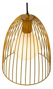 Lucide 74417/01/44 - Lustr na lanku MACARONS 1xE27/40W/230V pr. 24,5 cm žlutá