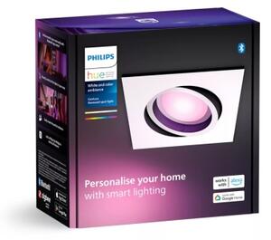 Philips - LED RGBW Stmívatelné podhledové svítidlo Hue CENTURA 1xGU10/4,2W/230V