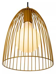 Lucide 74417/01/44 - Lustr na lanku MACARONS 1xE27/40W/230V pr. 24,5 cm žlutá