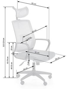 Kancelářská ergonomická židle ARSEN šedá