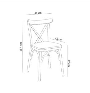 Jídelní židle Duvasa 1 (bílá). 1093080