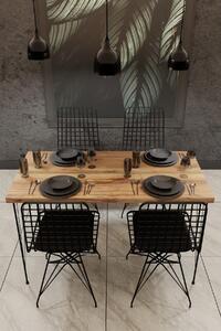 Set 2ks. jídelních židlí Pukobo 1 (černá). 1093089