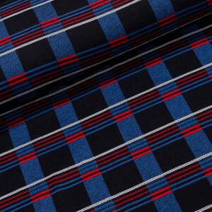 Flanel bavlněný A-3 modro-červené káro, š.150cm (látka v metráži)