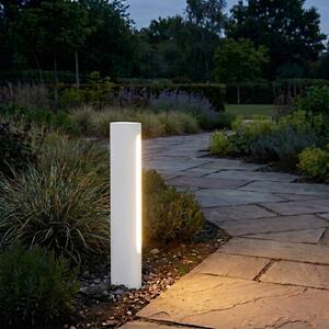 Lucande LED osvětlení cesty Celiora, výška 45 cm, šedé, IP65, Hliník / šedá / zinek, Hliník, Moderní