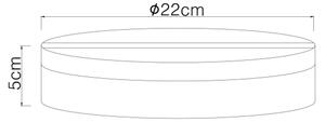 Globo 12387-18W - LED Stropní svítidlo MATTHEW LED/12W/230V bílá