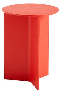 HAY Stolek Slit Table Wood, High Candy Red