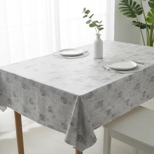 Ubrus PVC s textilním podkladem 1634-04, dřevo se znakem šedé, š.140cm (metráž)