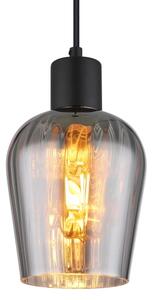 Globo 15627 - Lustr na lanku RYAN 1xE27/40W/230V pr. 13,5 cm černá