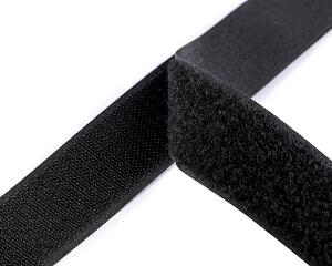 Stoklasa Suchý zip háček + plyš 780022/2 černý, šířka 3cm (v metráži)