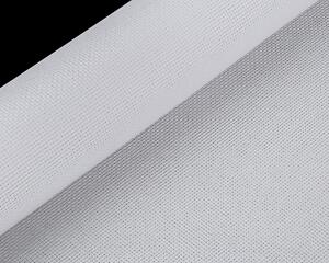 Stoklasa Vyšívací látka KANAVA 5 jednobarevná bílá 380634/1, š.50cm (látka v metráži)