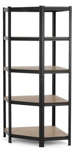 Regál 75x180x75 cm černý AUR-G2075 BK