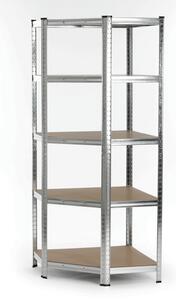 Regál 75x180x75 cm stříbrný AUR-G2075 SIL