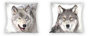 FARO Dekorační polštářek Divoký vlk