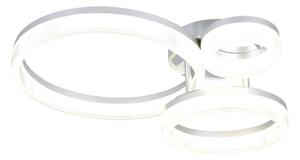 Trio Leuchten R63293106 MOVA - Stropní moderní lustr v lesklém chromu, LED 32W, 4200lm, 4000K, 51 x 40,5cm (Moderní stropní lustr )