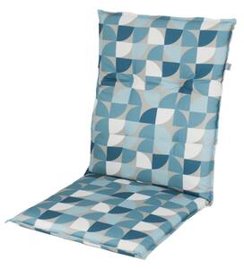 Doppler LIVING 2917 modrá, nízký polstr na křesla a židle, 48x100x6 cm