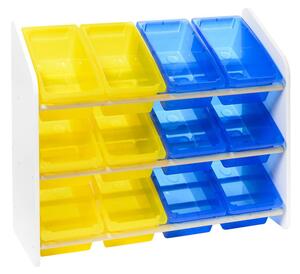 IZIbul Velký regál s boxy - barevný