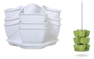 Petrželák závěsný COUBI HERBAL bílý 29,5cm