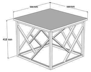 Konferenční stolek Deteti (dub safírový + černá). 1093200